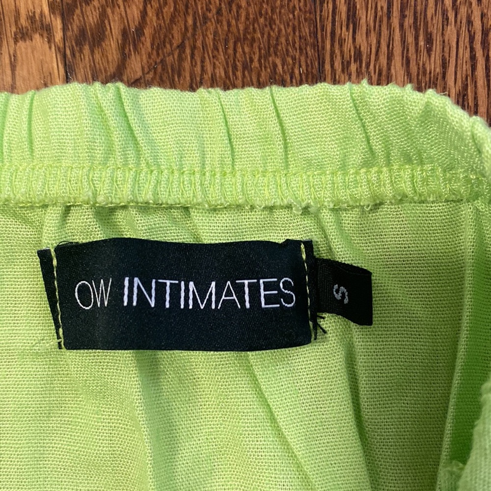OW Intimates Isla Skirt Set in Neon Green - Picture 7 of 7
